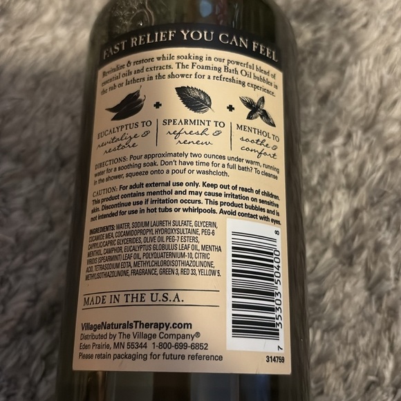 Aches & Pains Muscle Relief Body Wash - Green - Picture 4 of 4